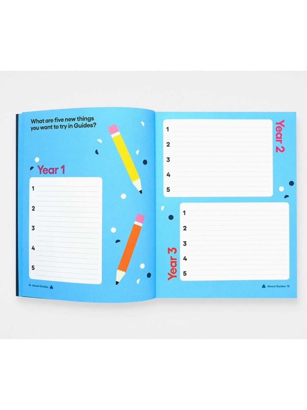 4/$20 Girl Guides of Canada “Growing and Guiding” My Guide Journal 2019 Unused. - Picture 5 of 14